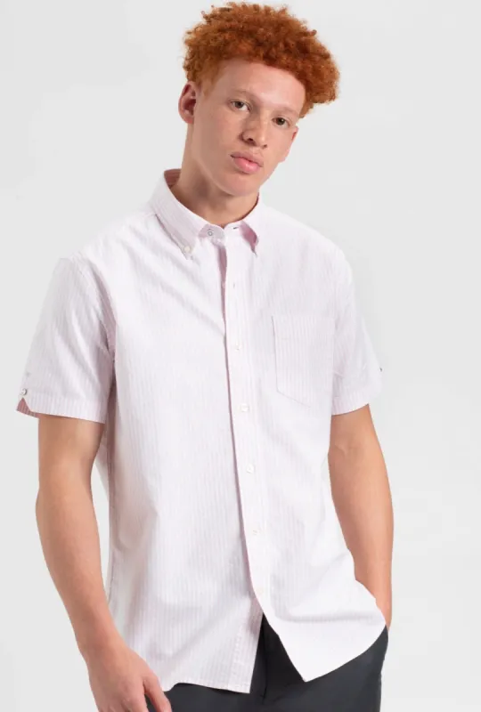 Brighton Oxford Shirt - Pink Bengal Stripe sold by Ben Sherman