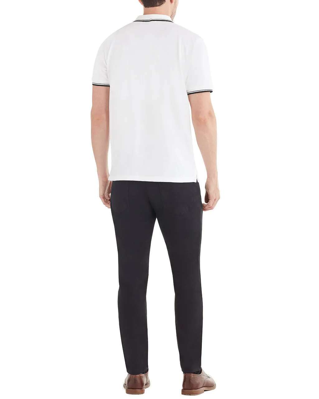 Stretch Sueded Sateen 5-Pocket Pant - Jet Black sold by Ben Sherman product image thumbnail 2