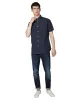 Short-Sleeve Gingham Shirt - Blue Grey sold by Ben Sherman