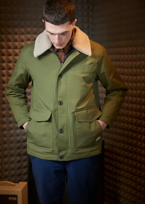 Workers' Wool-Collared Jacket - Hemp sold by Ben Sherman