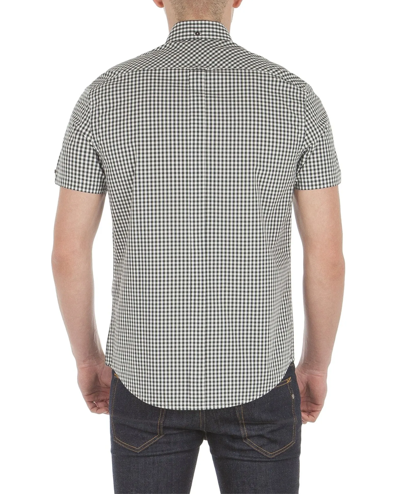 Short Sleeve Gingham Shirt - Racing Green sold by Ben Sherman product image thumbnail 2
