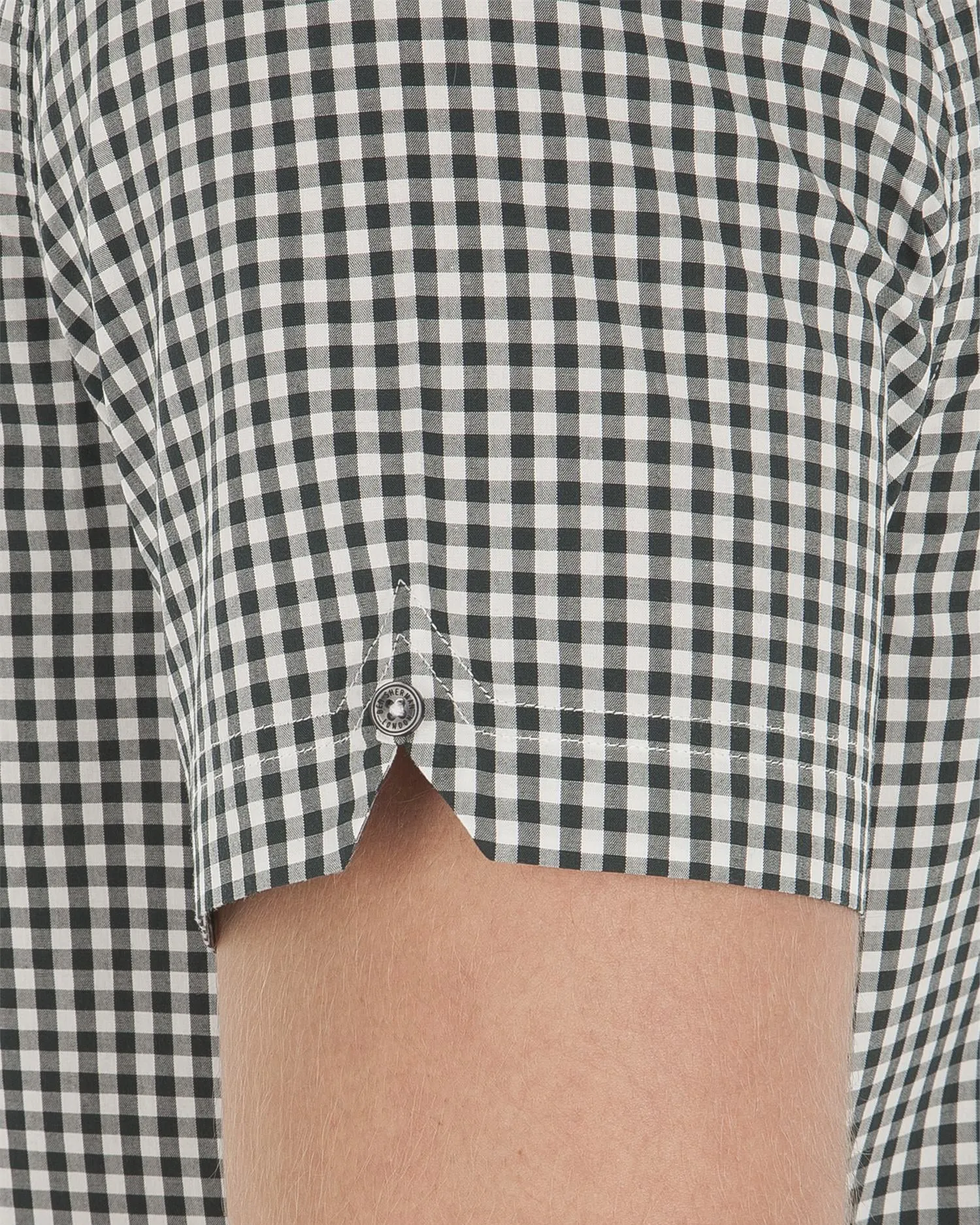 Short Sleeve Gingham Shirt - Racing Green sold by Ben Sherman product image thumbnail 4