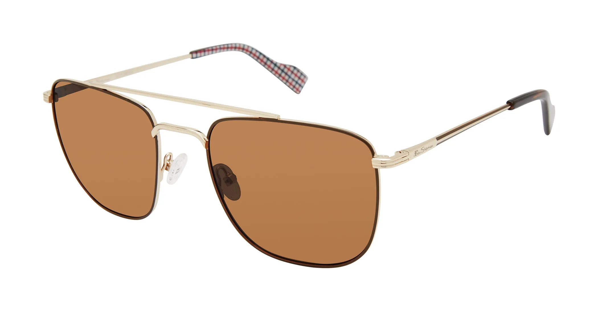 Barking Polarized Aviator Square Sunglasses sold by Ben Sherman product image thumbnail 2
