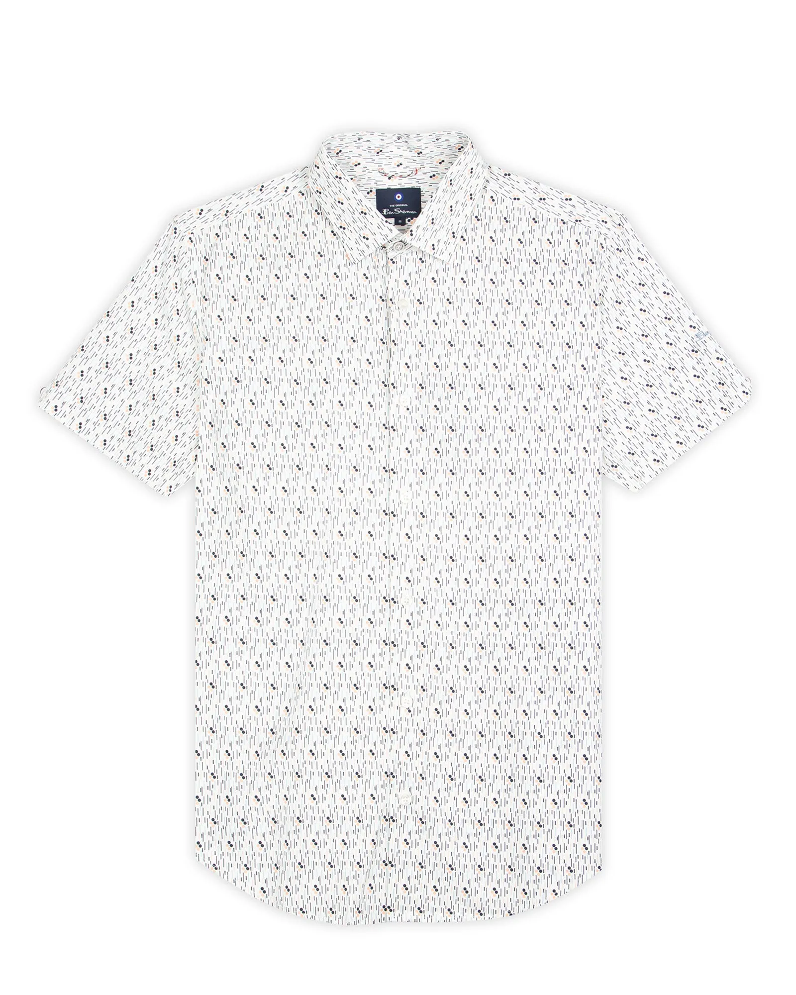 Short-Sleeve Digi Print Shirt - Snow White sold by Ben Sherman product image thumbnail 5
