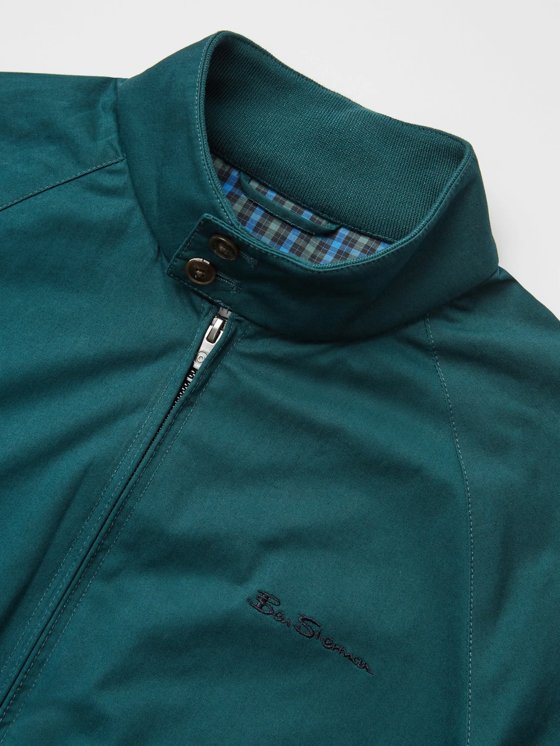 Signature Harrington Jacket - Ocean Green sold by Ben Sherman product image thumbnail 2