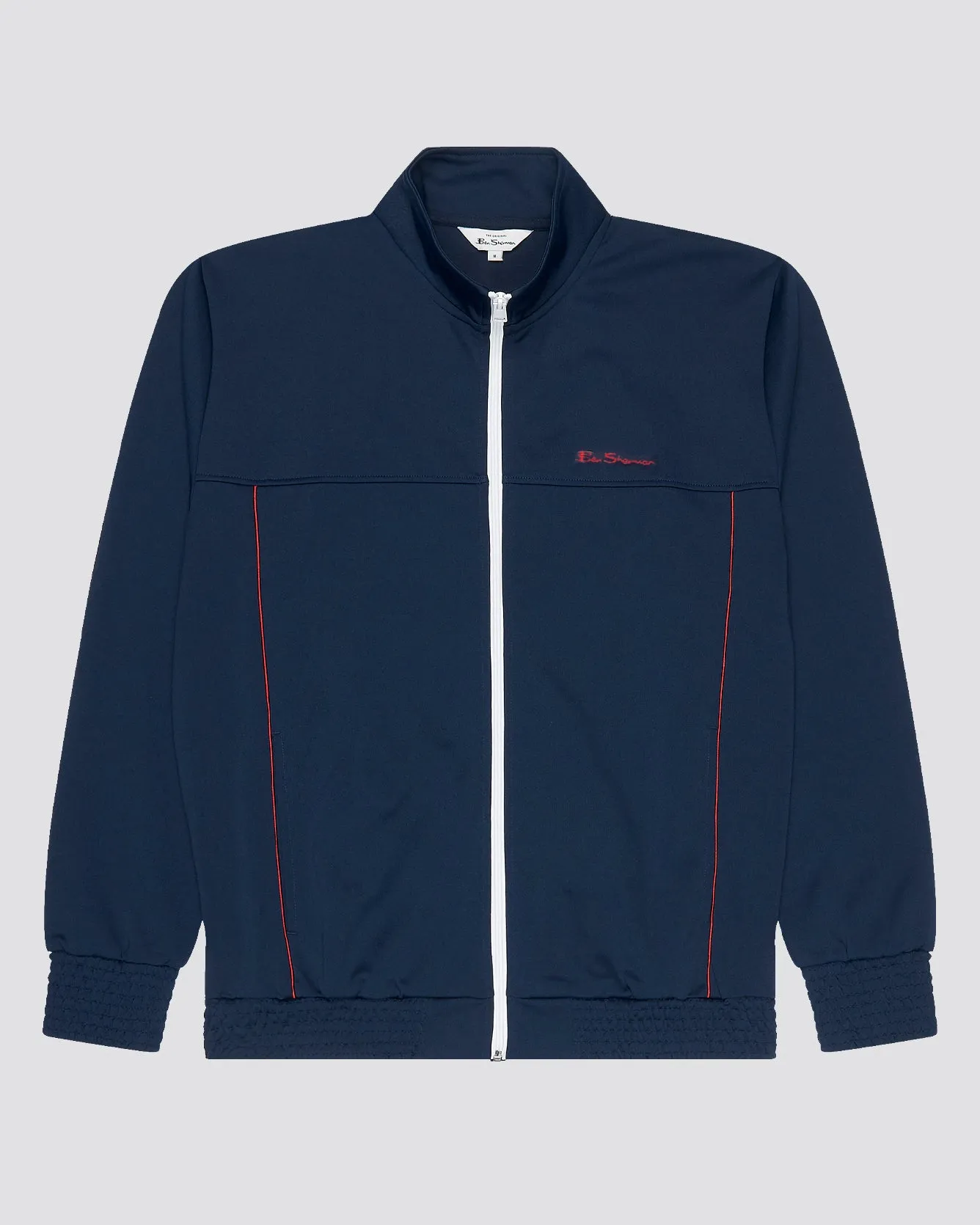 Tricot Funnel-Neck Zip-Through Jacket - Marine sold by Ben Sherman product image thumbnail 2