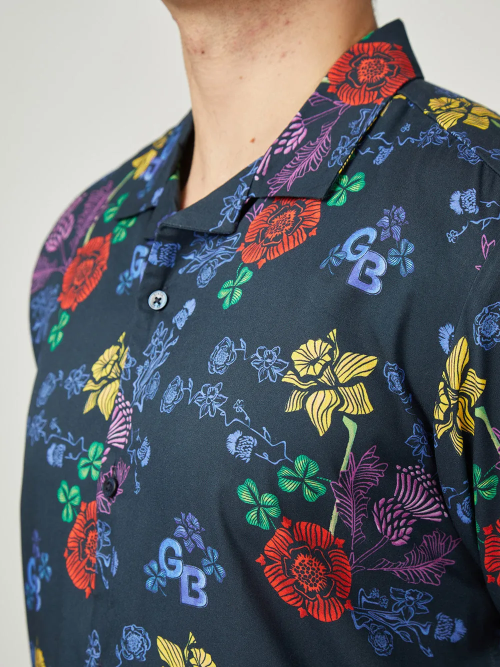Team GB Floral Shirt - Dark Navy sold by Ben Sherman product image thumbnail 4