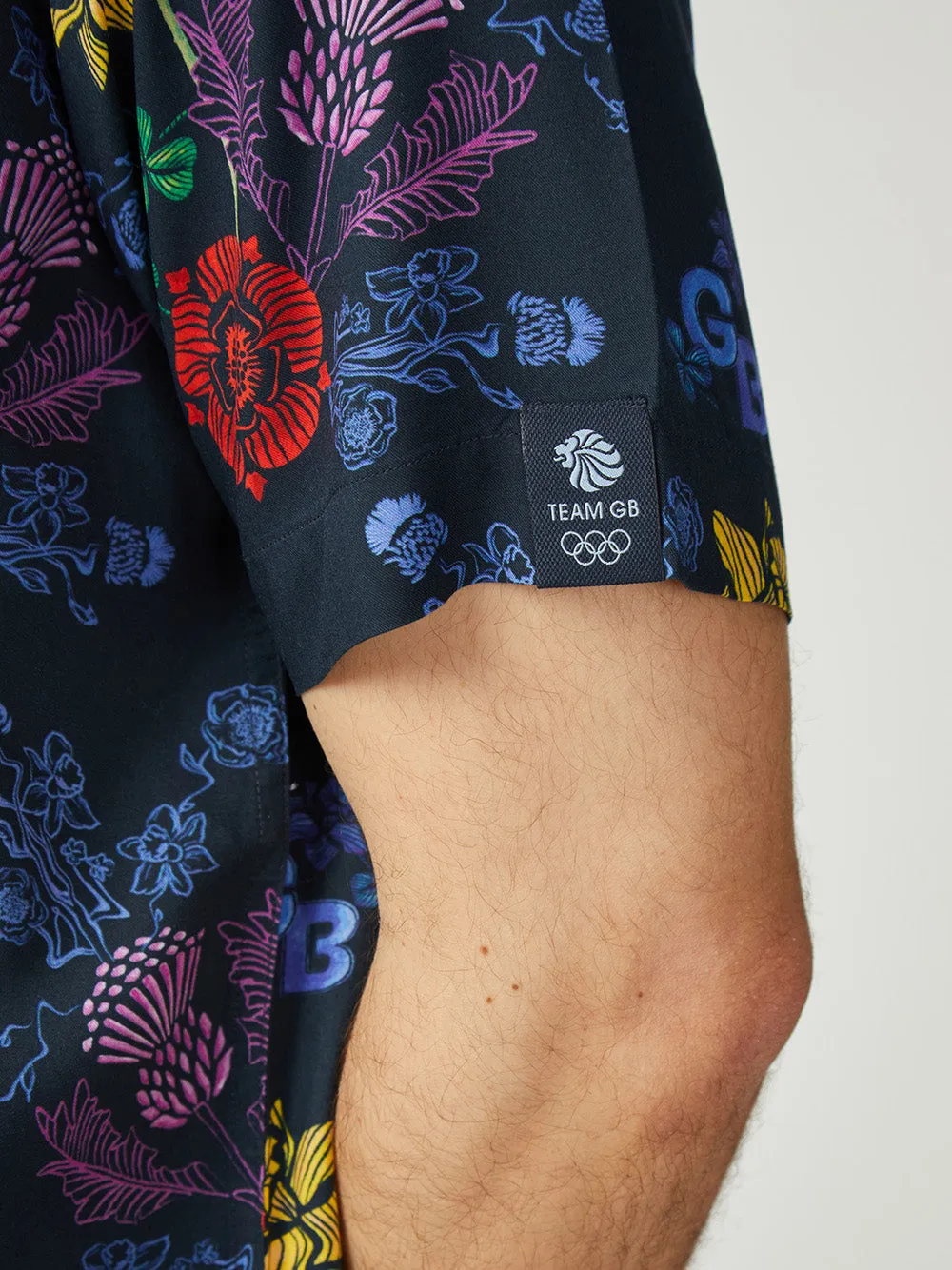 Team GB Floral Shirt - Dark Navy sold by Ben Sherman product image thumbnail 5