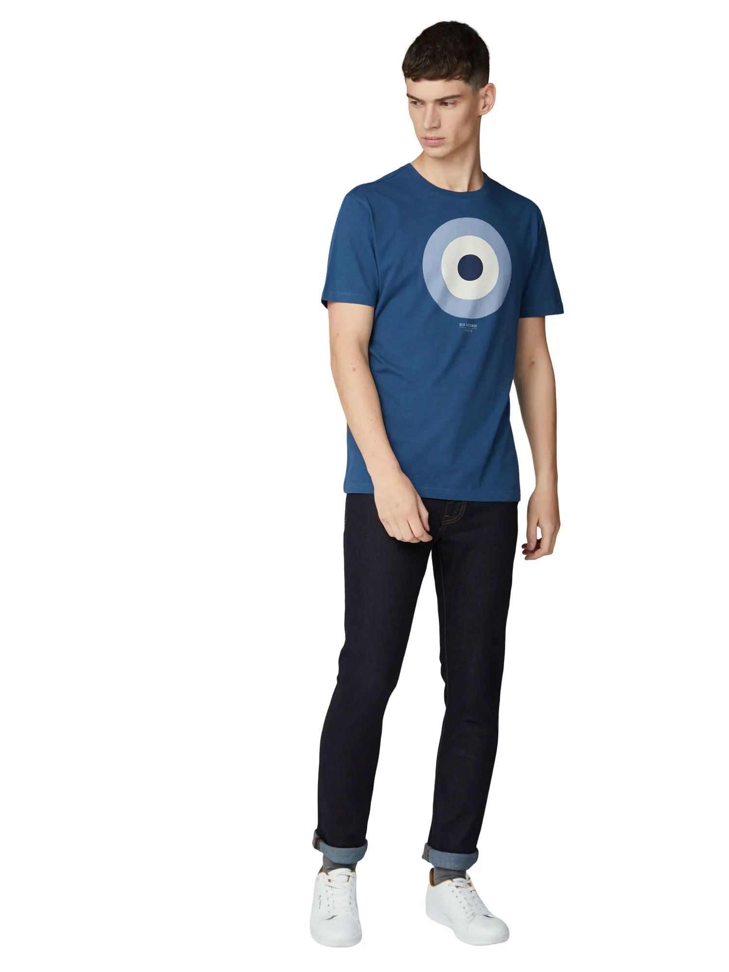 Target Logo T-Shirt - Cobalt sold by Ben Sherman product image thumbnail 4