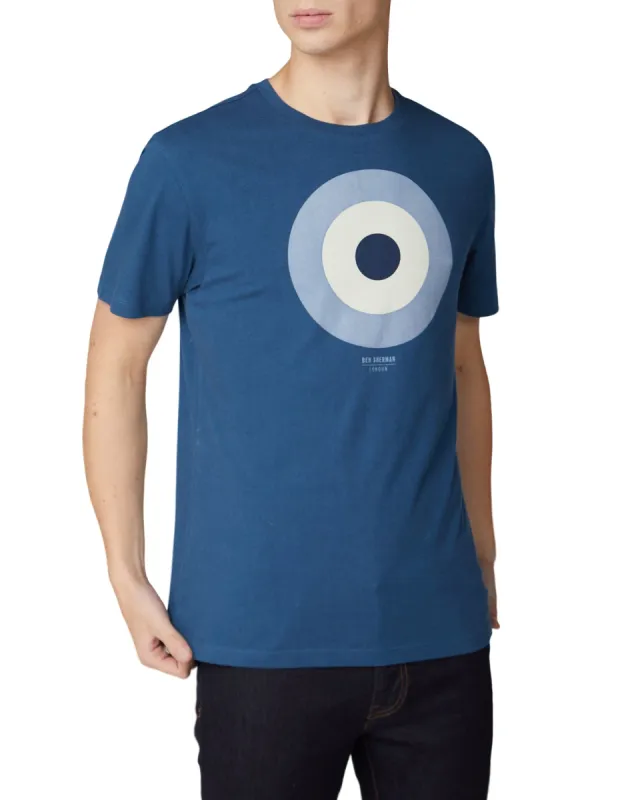 Target Logo T-Shirt - Cobalt sold by Ben Sherman