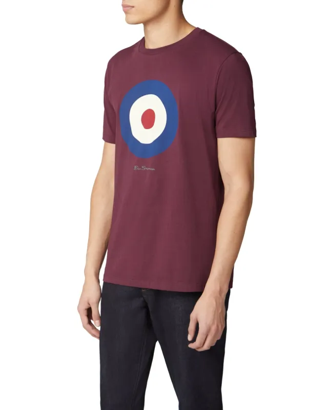 Signature Target Tee - Wine sold by Ben Sherman