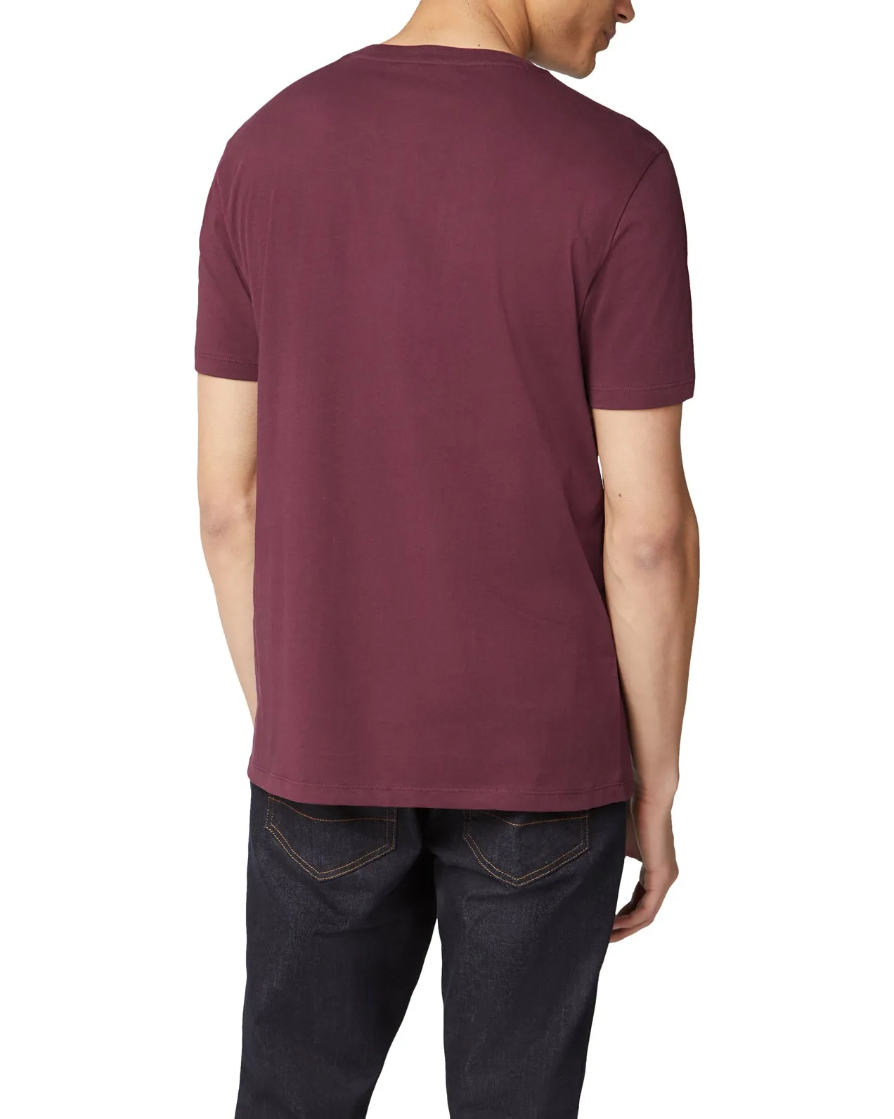 Signature Target Tee - Wine sold by Ben Sherman product image thumbnail 2