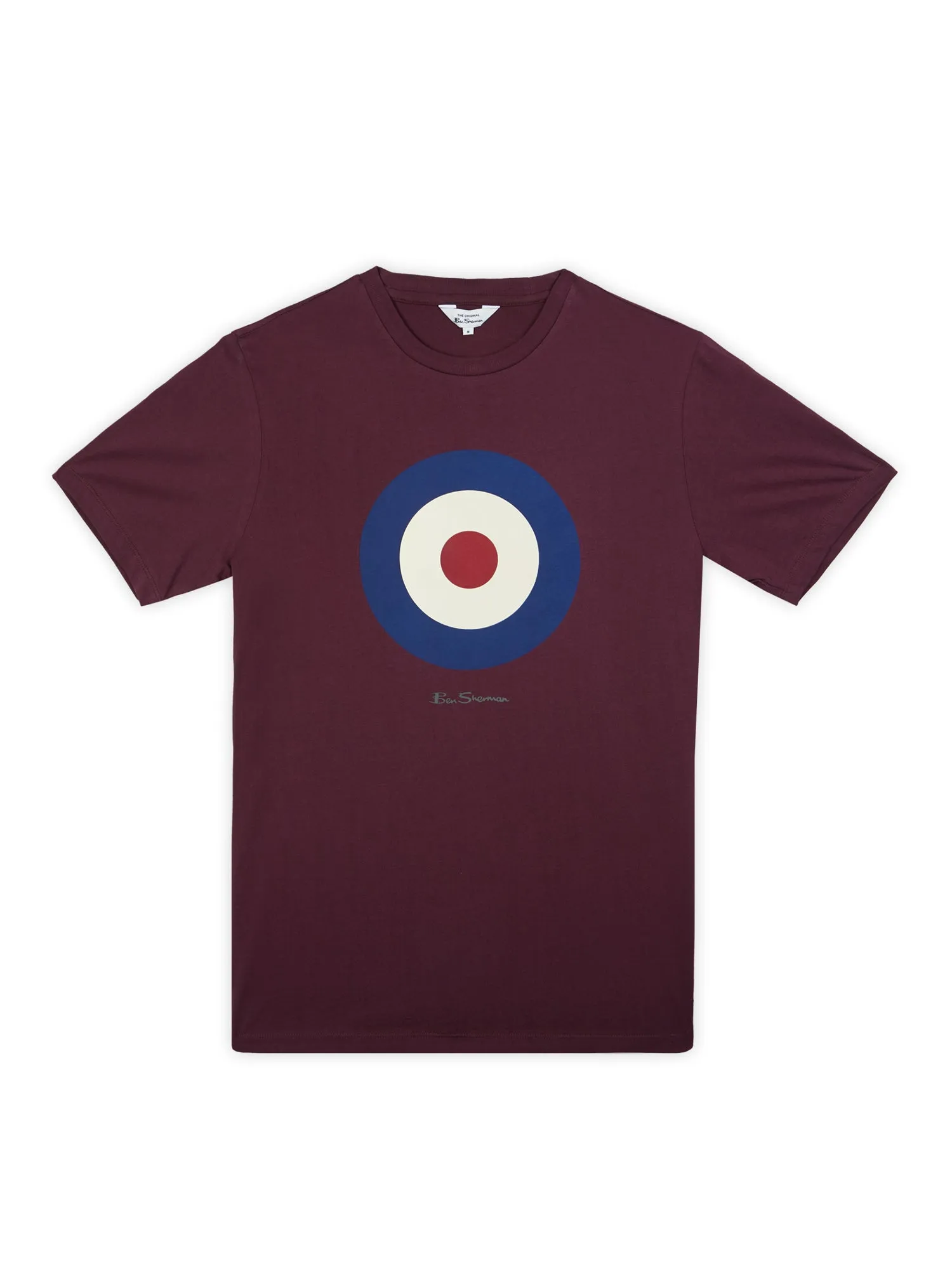 Signature Target Tee - Wine sold by Ben Sherman product image thumbnail 5
