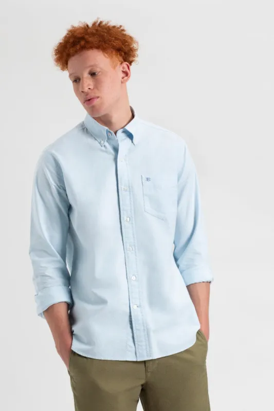 St. Ives Resort Oxford Shirt - Sky sold by Ben Sherman