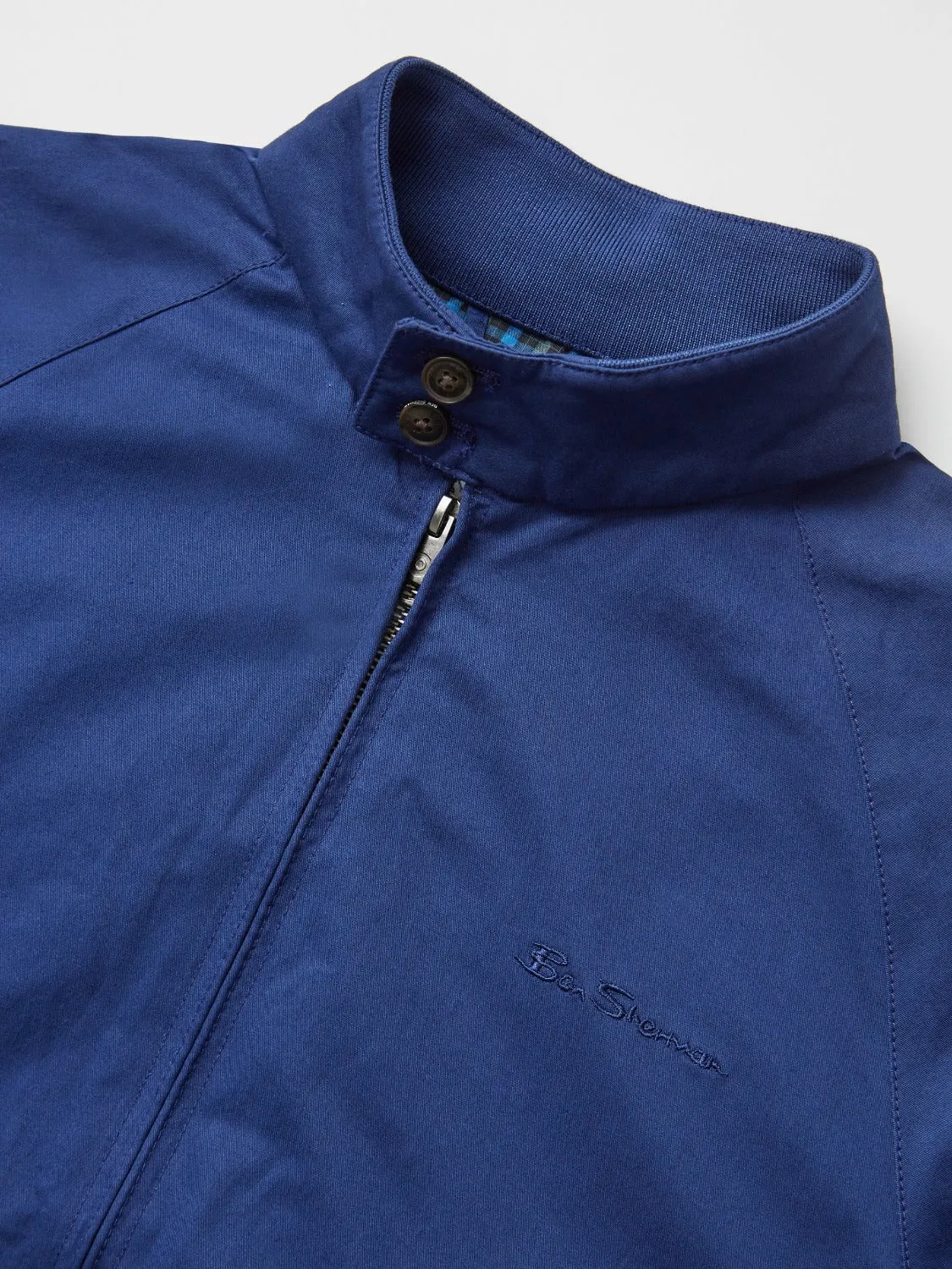 Signature Harrington Jacket - Royal sold by Ben Sherman product image thumbnail 5