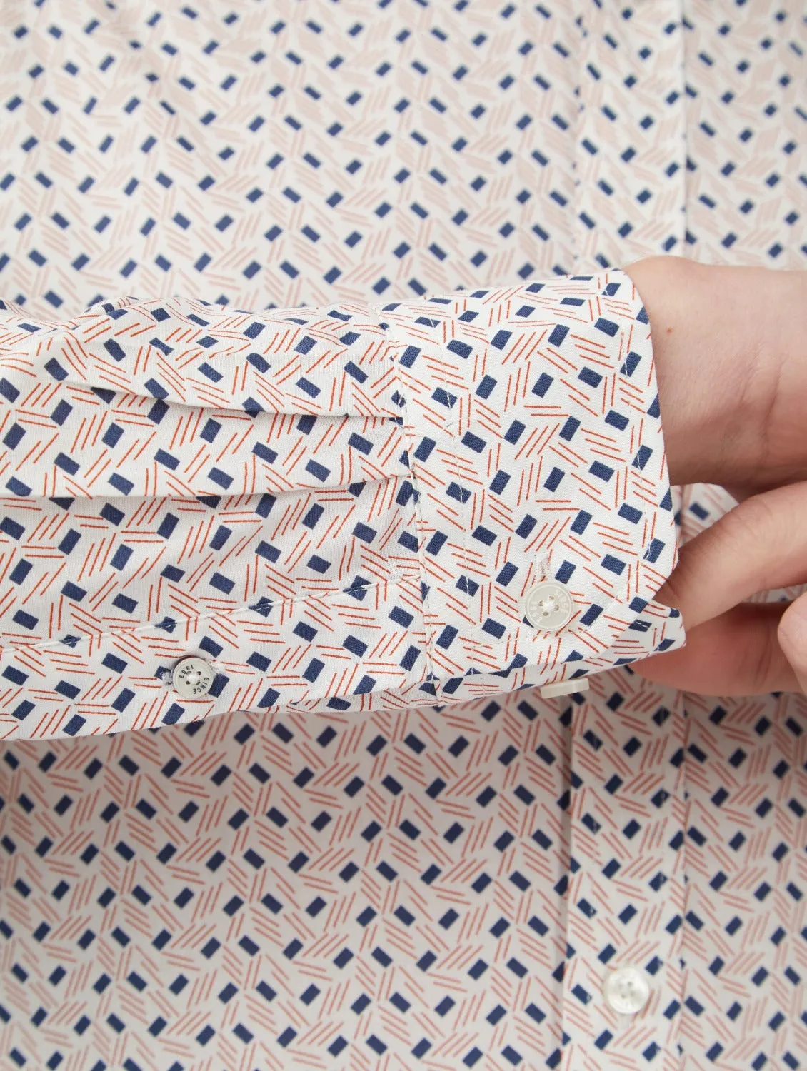 Mod Dash Print Long-Sleeve Shirt sold by Ben Sherman product image thumbnail 3