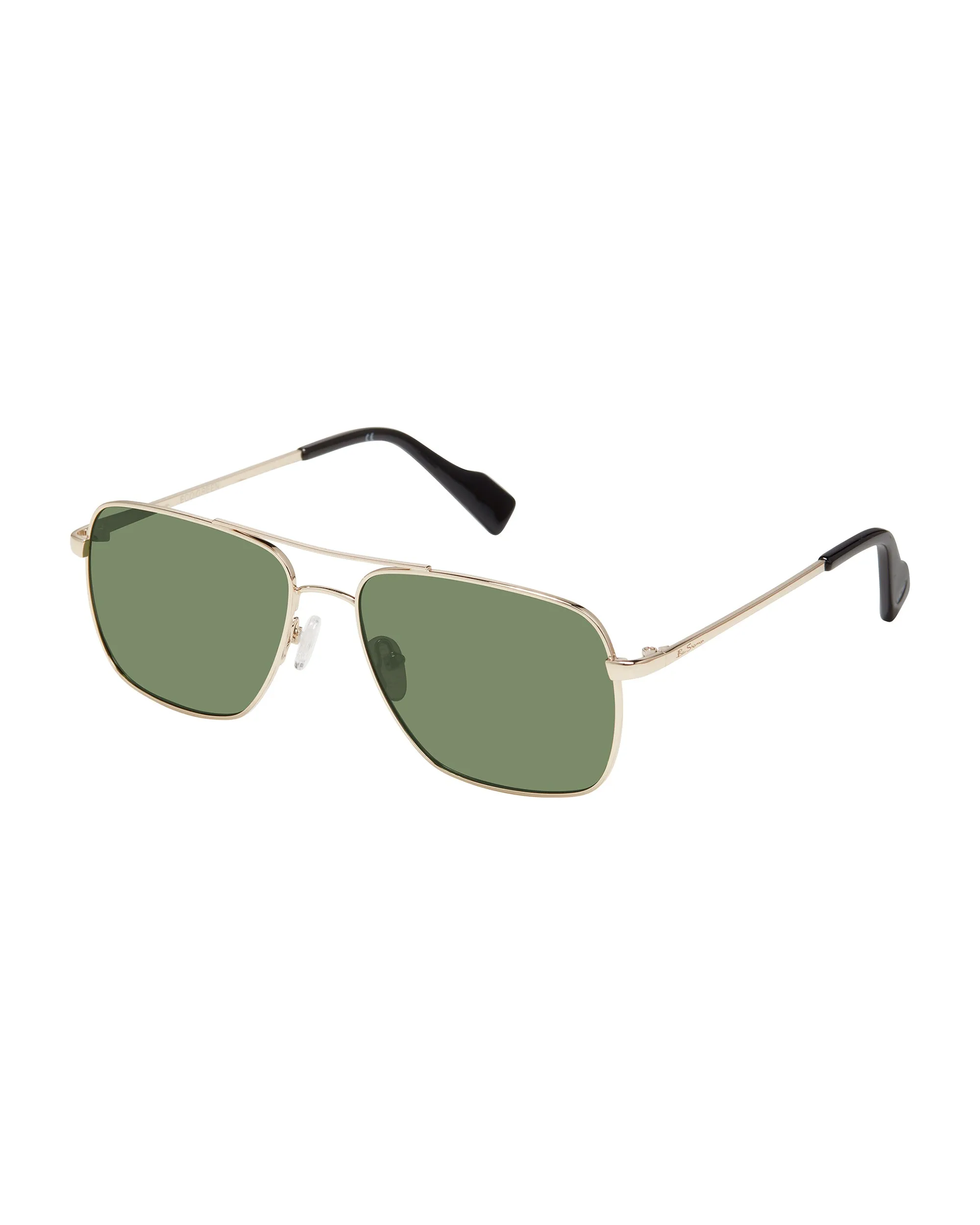 Stephen Eco-Green Sunglasses - Gold/G15 sold by Ben Sherman