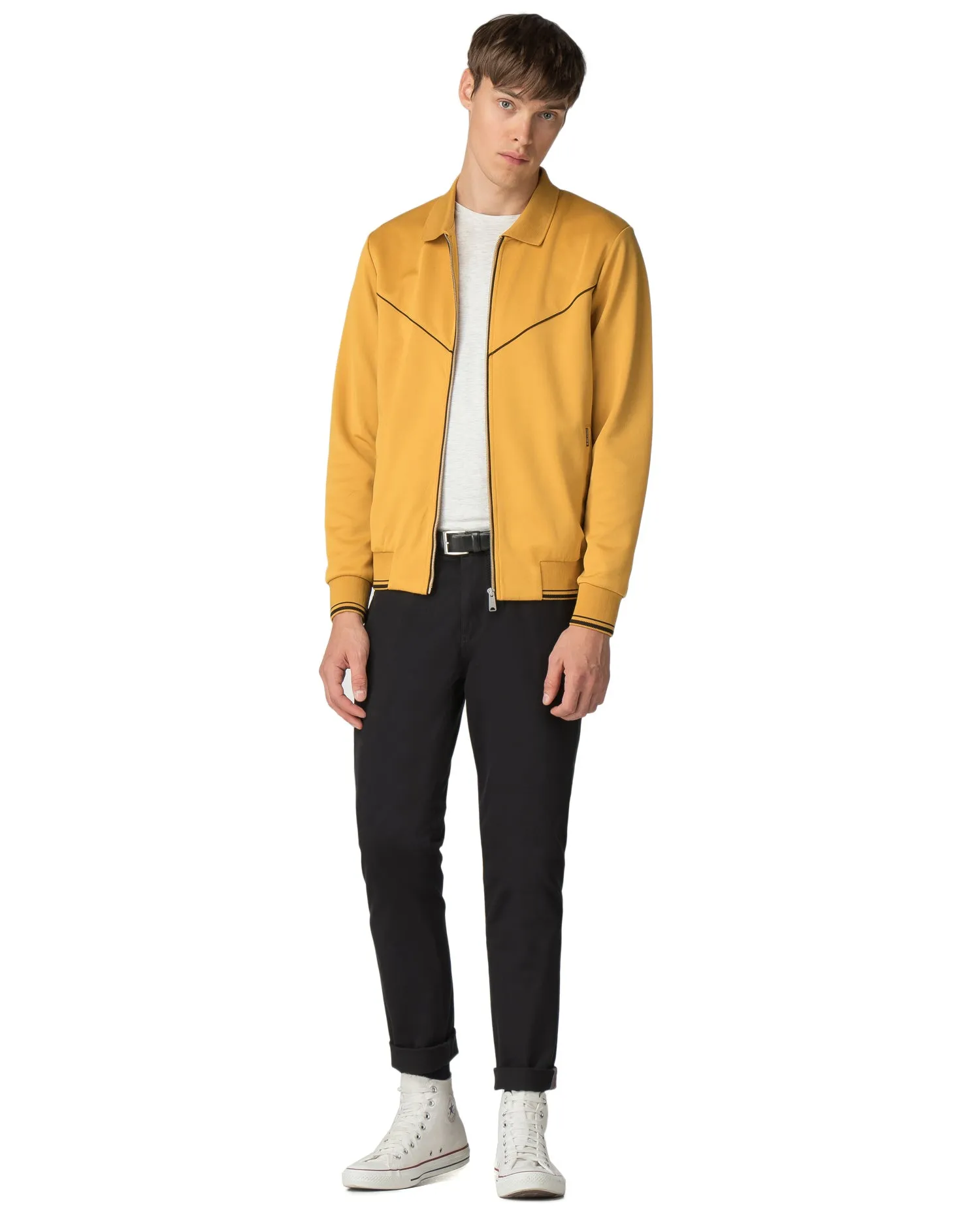 Tricot Track Top Jacket - Yellow sold by Ben Sherman product image thumbnail 3
