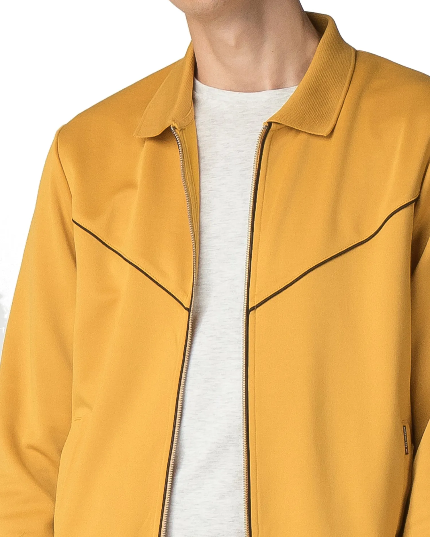 Tricot Track Top Jacket - Yellow sold by Ben Sherman product image thumbnail 2
