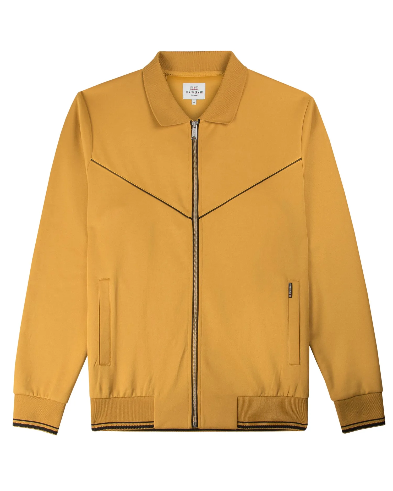 Tricot Track Top Jacket - Yellow sold by Ben Sherman product image thumbnail 5