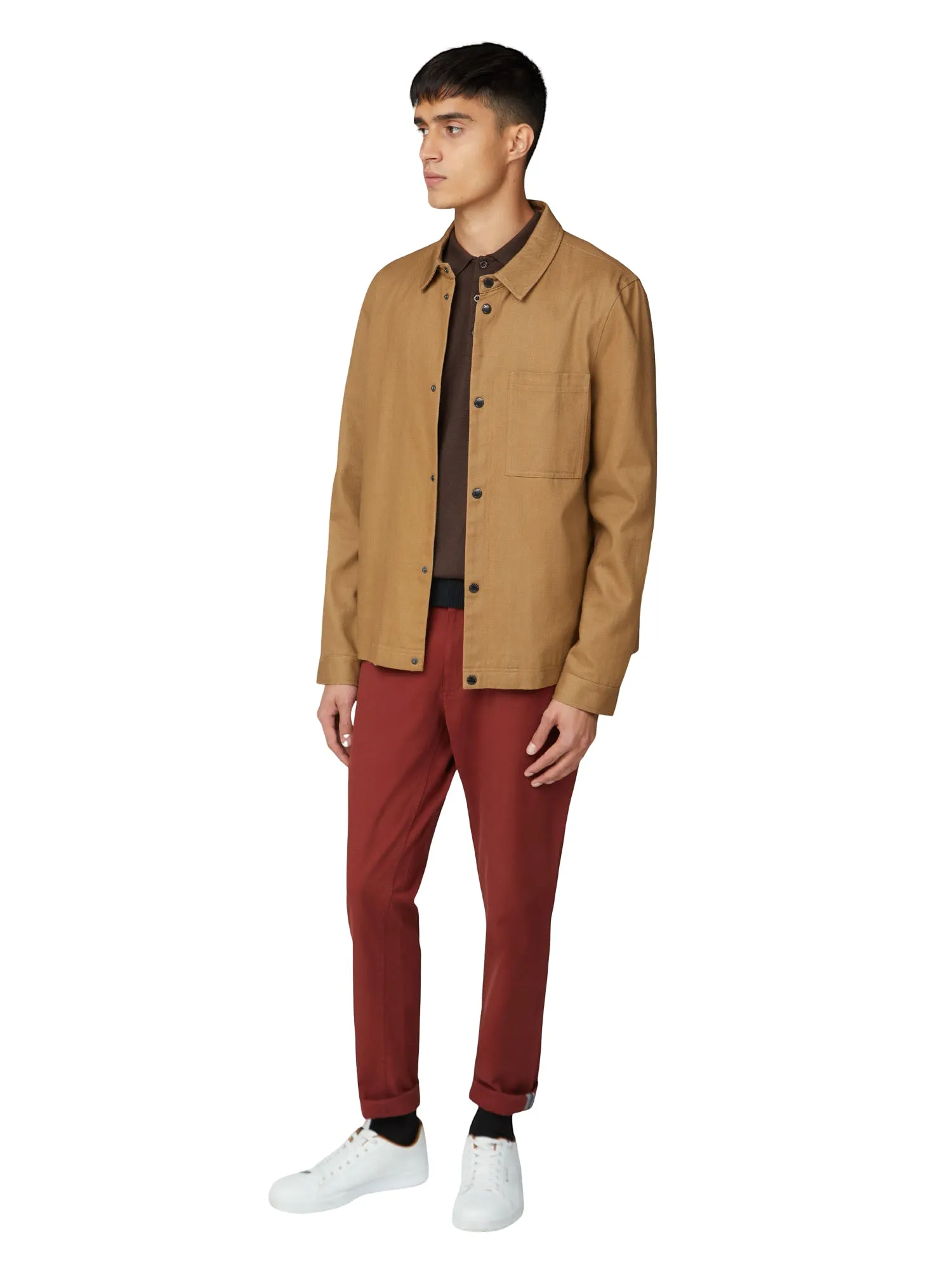 Slim Stretch Chino Pant - Chestnut sold by Ben Sherman product image thumbnail 5