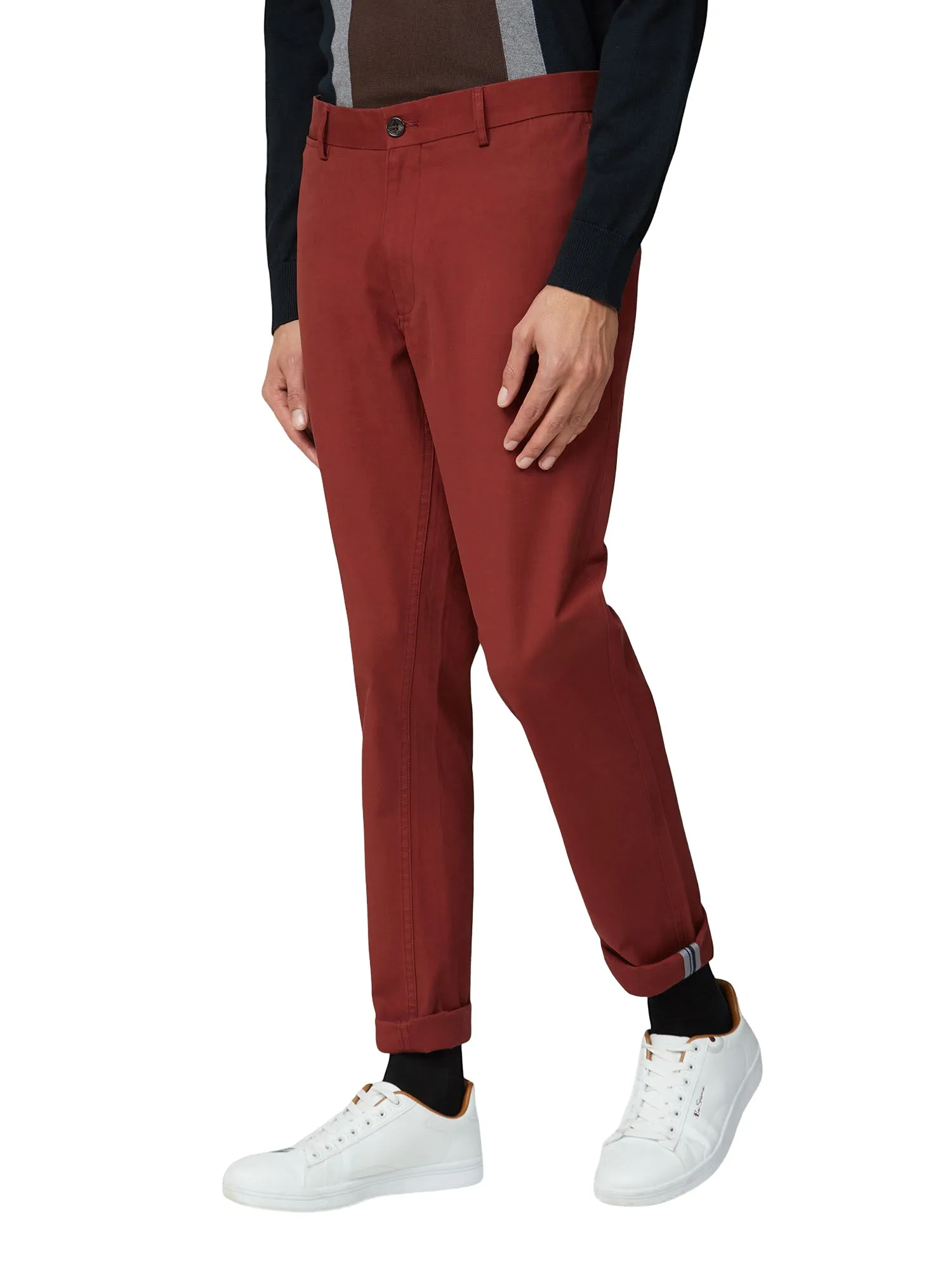 Slim Stretch Chino Pant - Chestnut sold by Ben Sherman