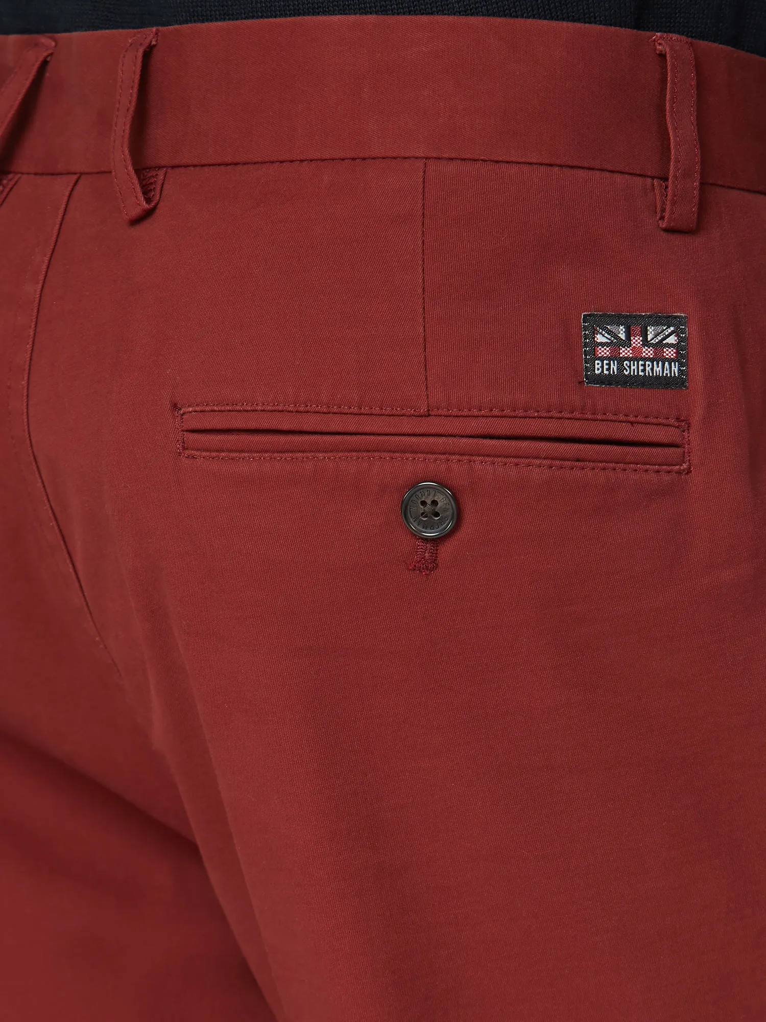 Slim Stretch Chino Pant - Chestnut sold by Ben Sherman product image thumbnail 3