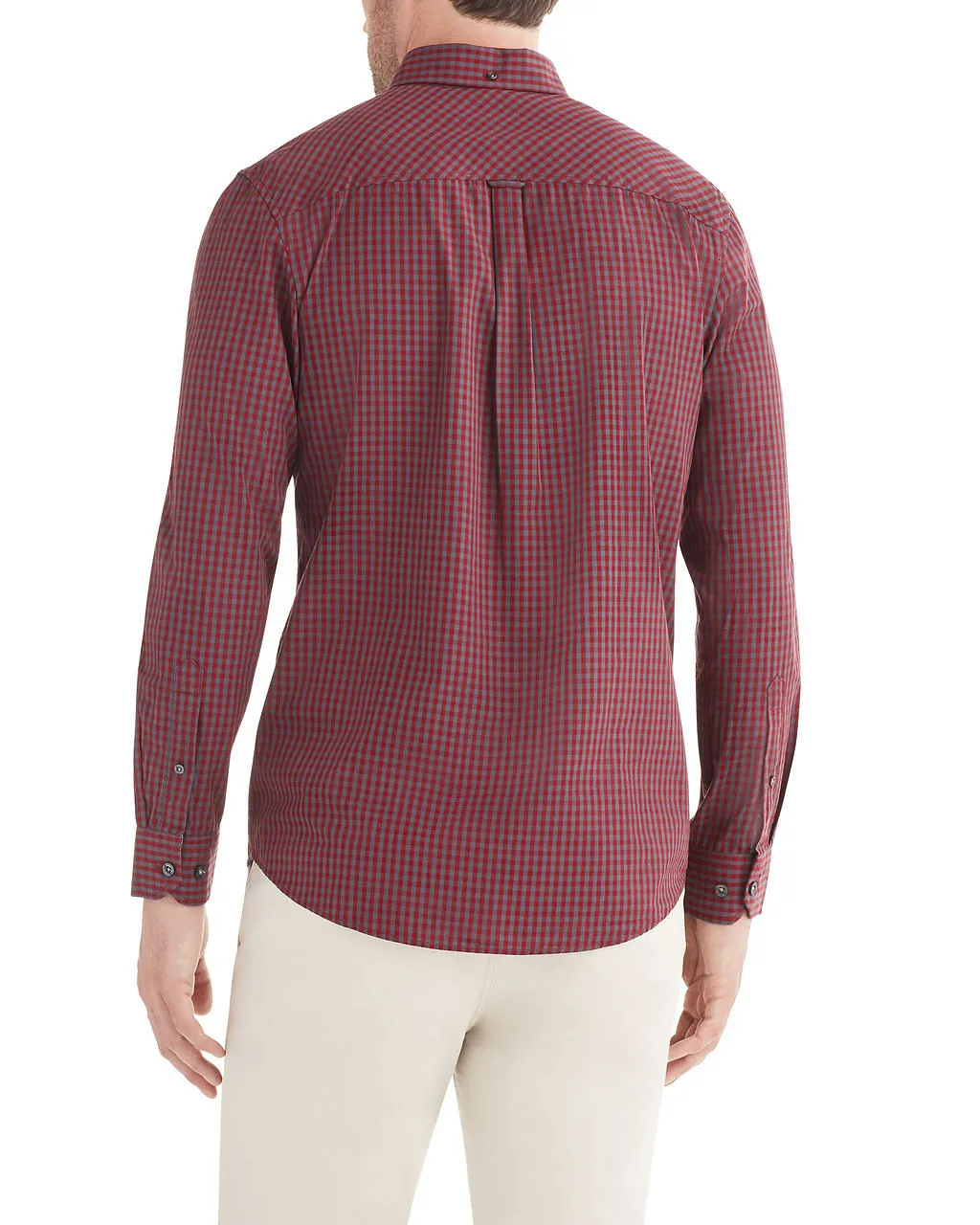 Long-Sleeve Classic Gingham Shirt - Tawny Port sold by Ben Sherman product image thumbnail 2