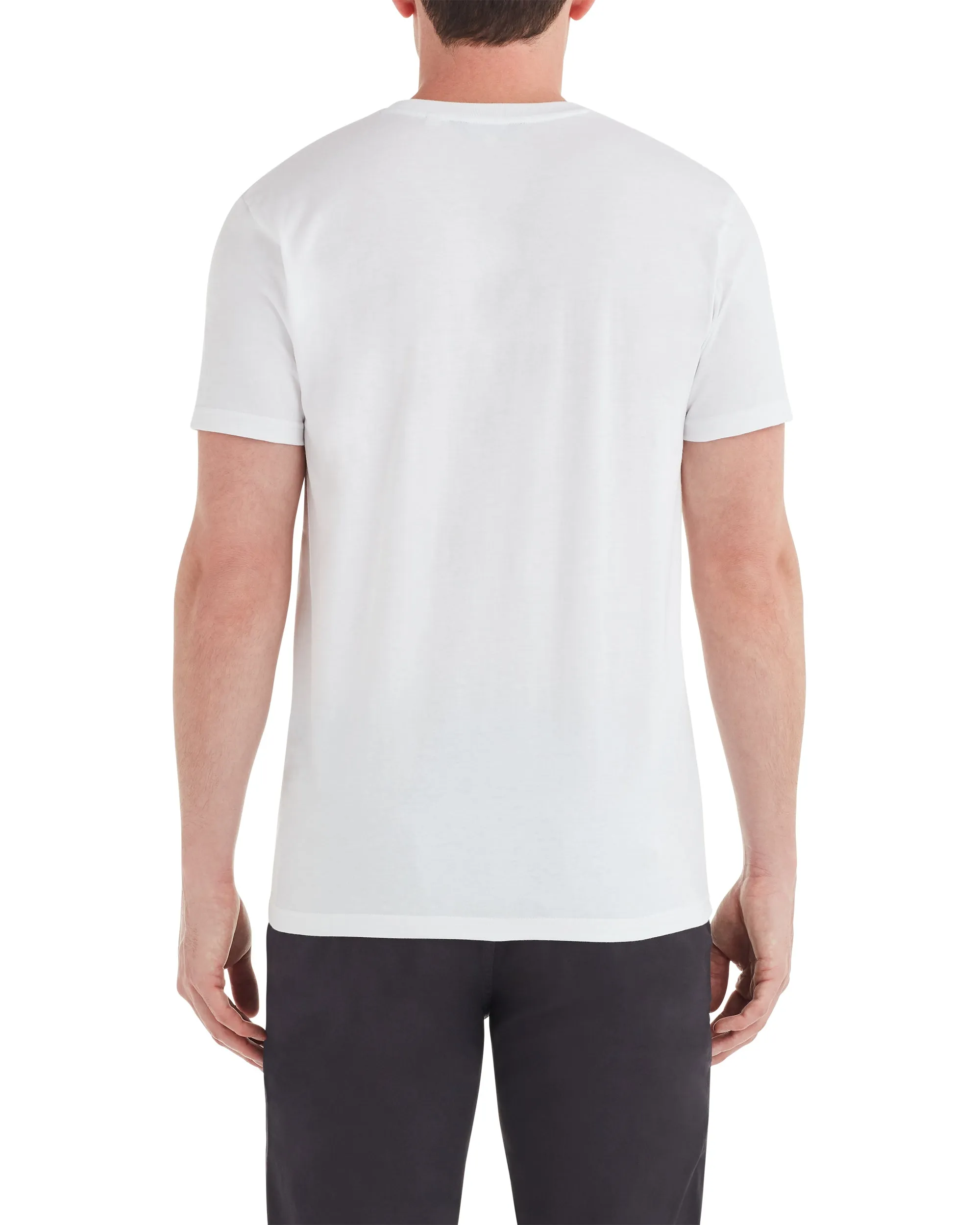 Floral Geo Placed Styled Tee - White sold by Ben Sherman product image thumbnail 2