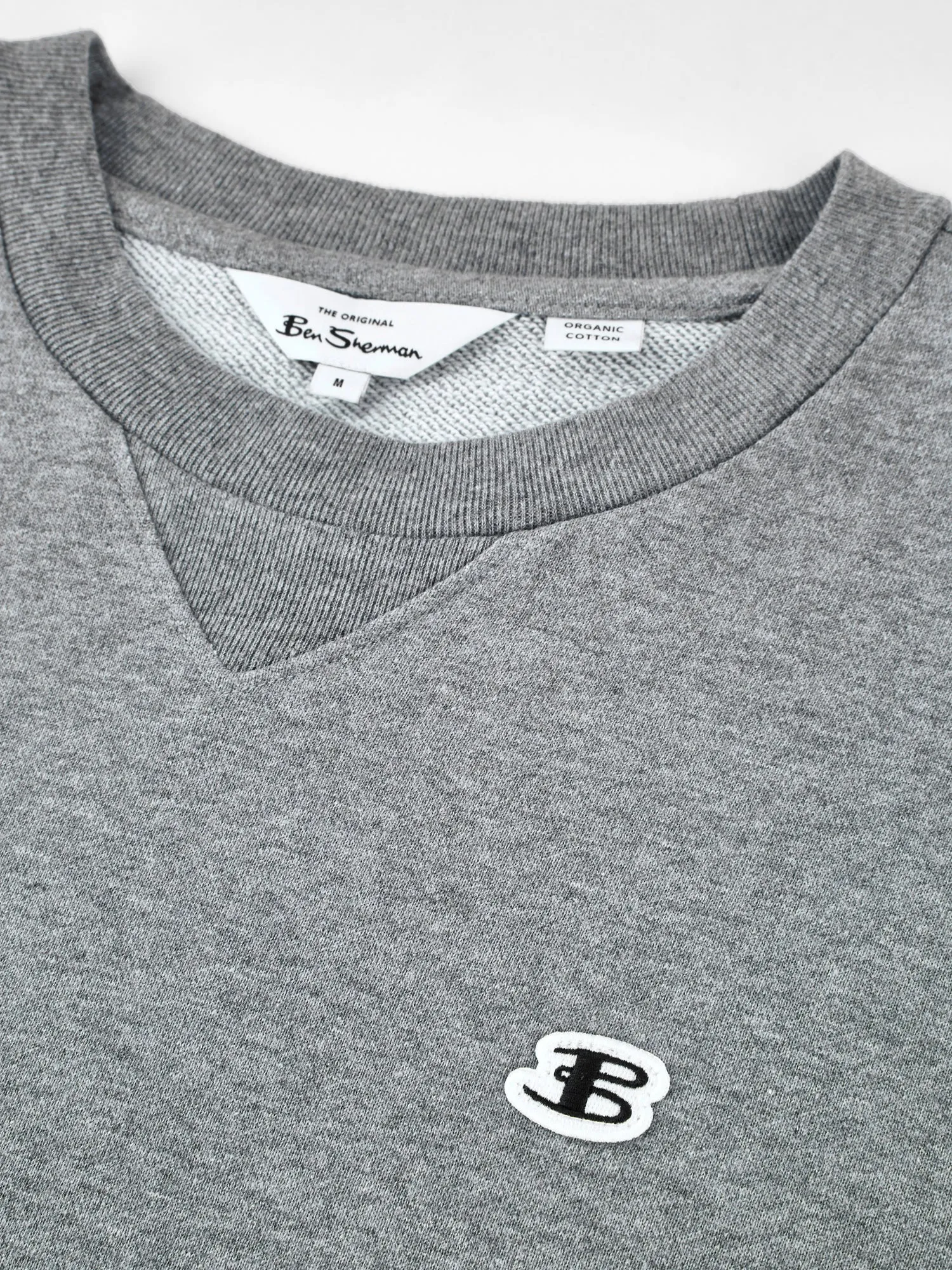 B By Ben Sherman Tricot/Loopback Sweatshirt - Steel sold by Ben Sherman product image thumbnail 5