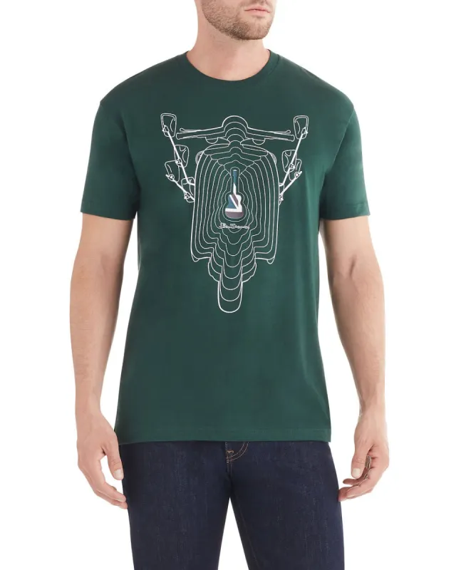 Inner Echo Graphic T-Shirt - Forest Green sold by Ben Sherman