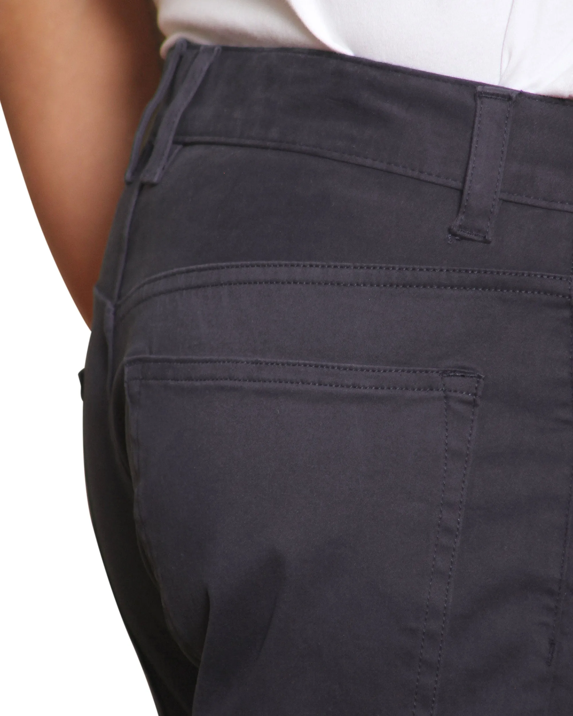 Stretch Sateen Five-Pocket Pant - Dark Navy sold by Ben Sherman product image thumbnail 3