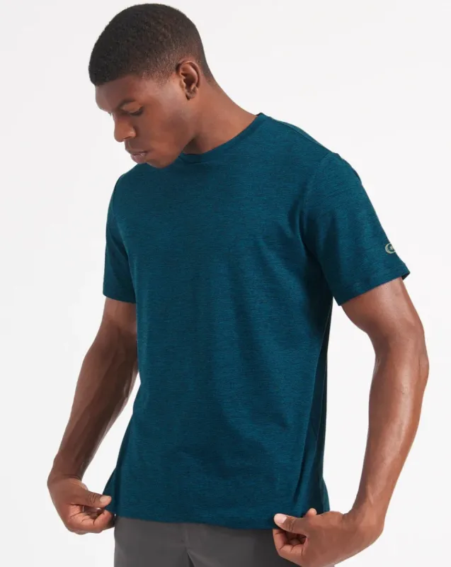 Performance Stretch Marl T-Shirt - Navy Heather sold by Ben Sherman