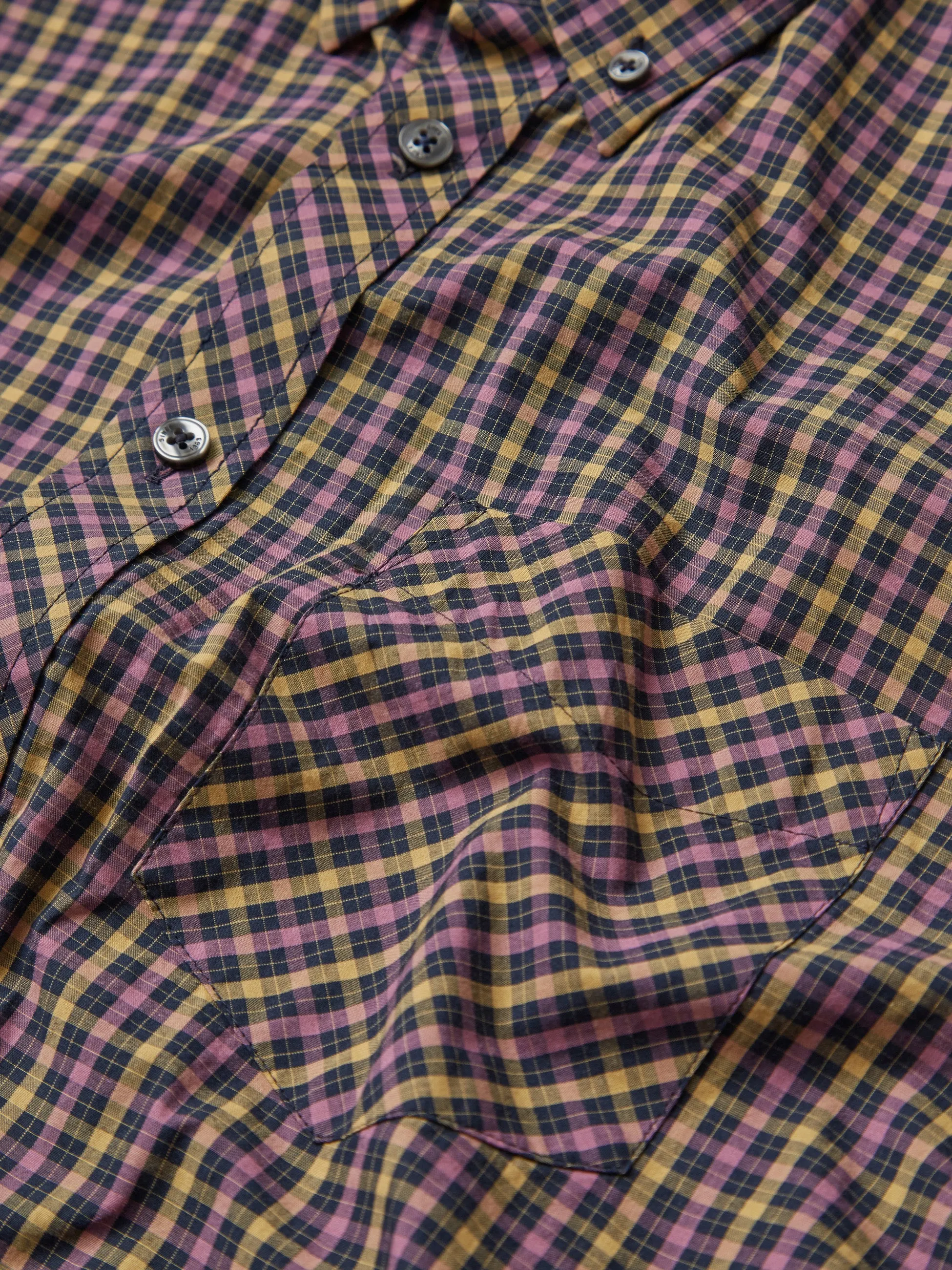 Signature Long-Sleeve House Check Shirt - Grape sold by Ben Sherman product image thumbnail 2
