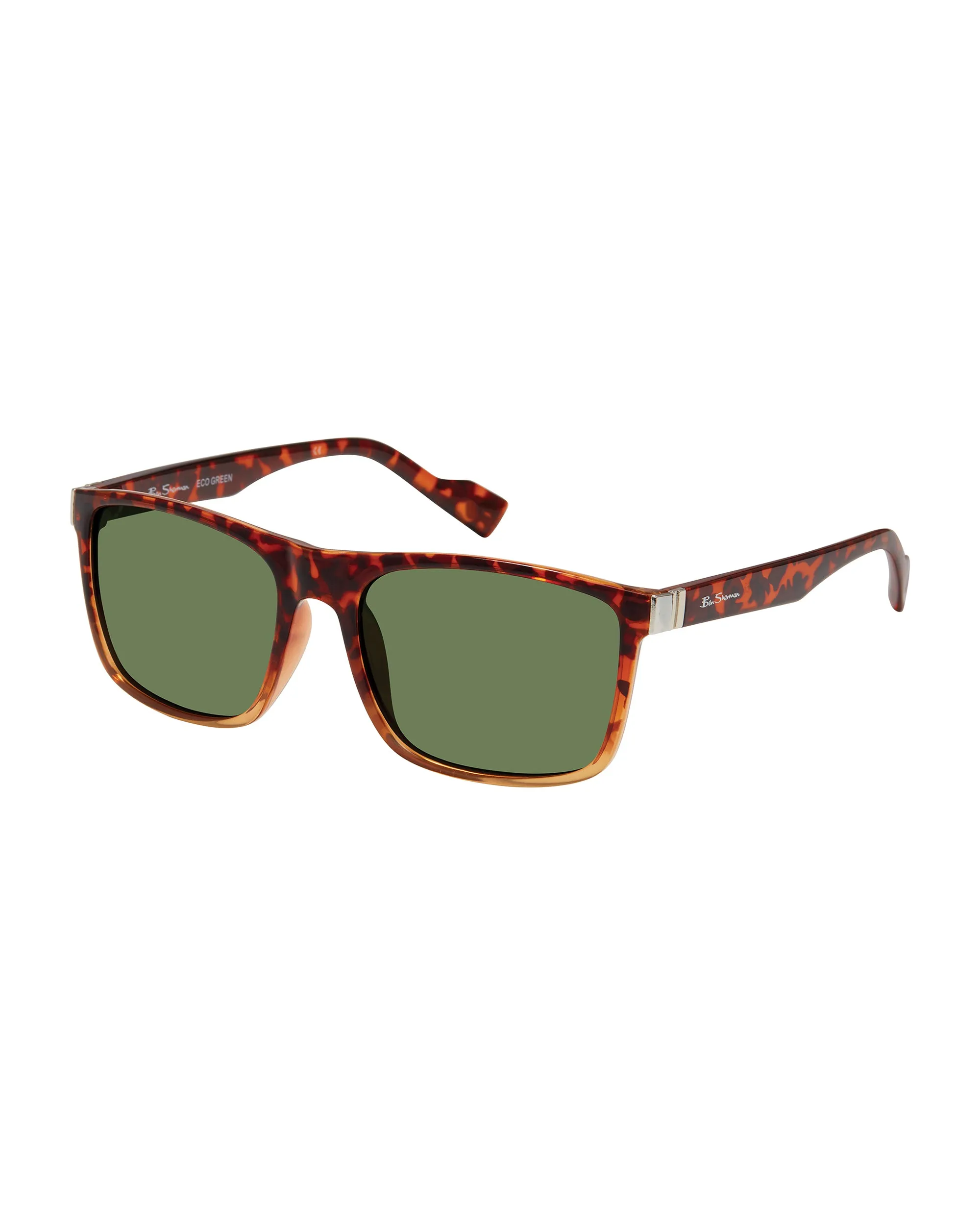 Noah Polarized Eco-Green Sunglasses - Tortoise sold by Ben Sherman product image thumbnail 2