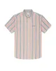 Short-Sleeve Block-Stripe Shirt - Anise sold by Ben Sherman