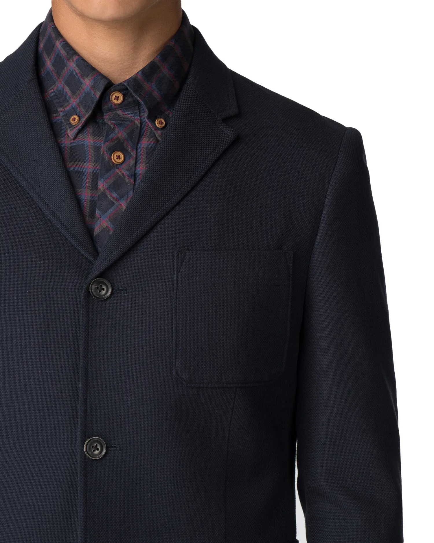 Utility Texture Blazer - Dark Navy sold by Ben Sherman product image thumbnail 2