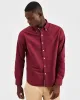 Beatnik Oxford Garment Dye Shirt - Burgundy sold by Ben Sherman