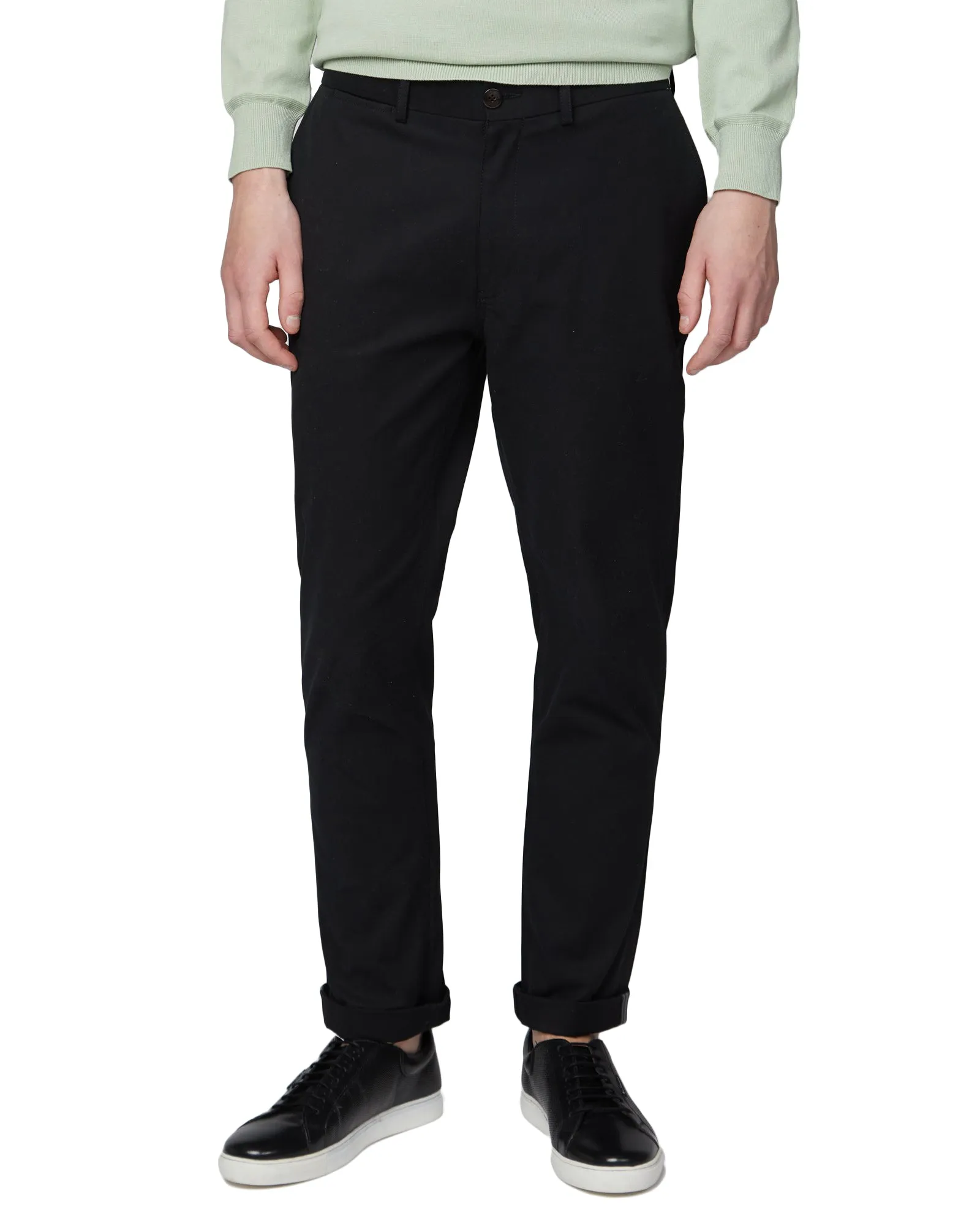 Signature Slim Stretch Chino Pant - Black sold by Ben Sherman