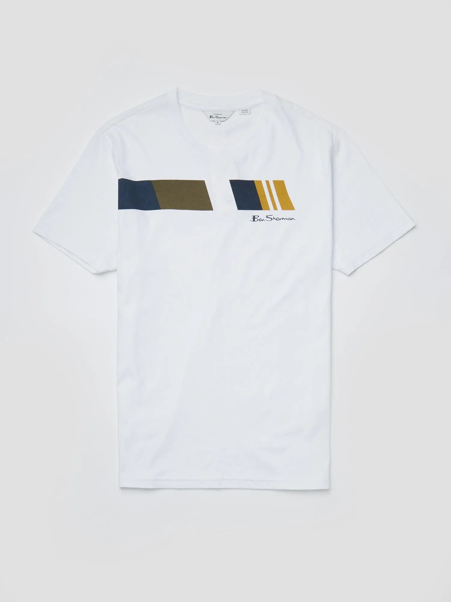 Retro-Stripe Graphic Tee - White sold by Ben Sherman product image thumbnail 5