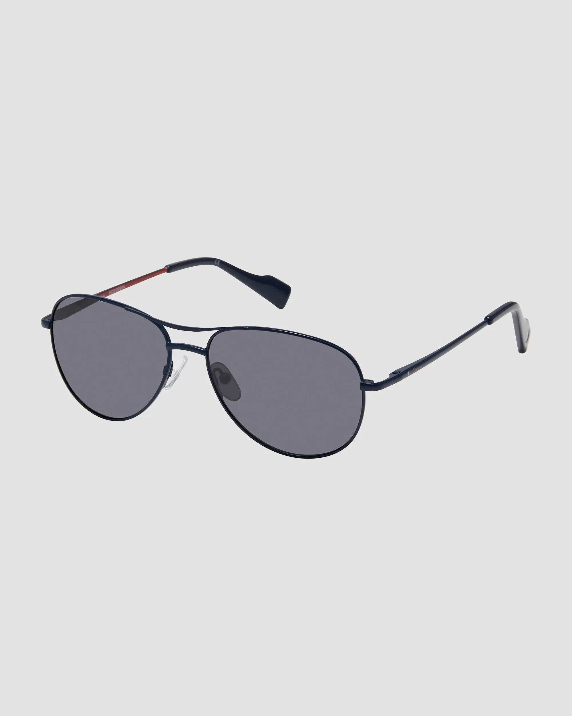 Leo Eco-Green Sunglasses - Matte Navy/Grey sold by Ben Sherman