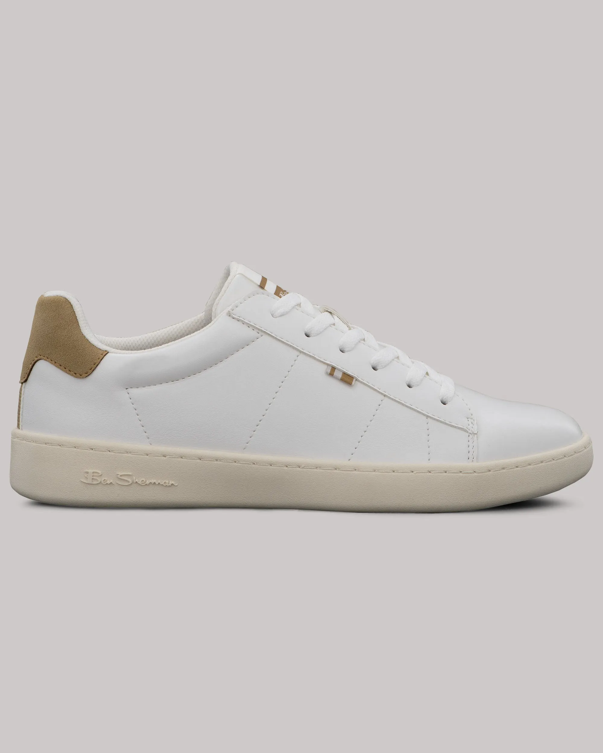 Hampton Sneaker - Whisper White sold by Ben Sherman