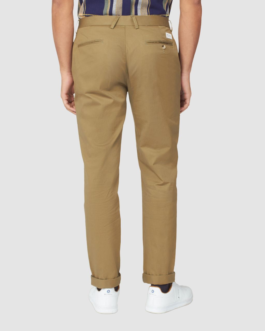 Signature Slim Stretch Chino Pant - Olive sold by Ben Sherman product image thumbnail 4