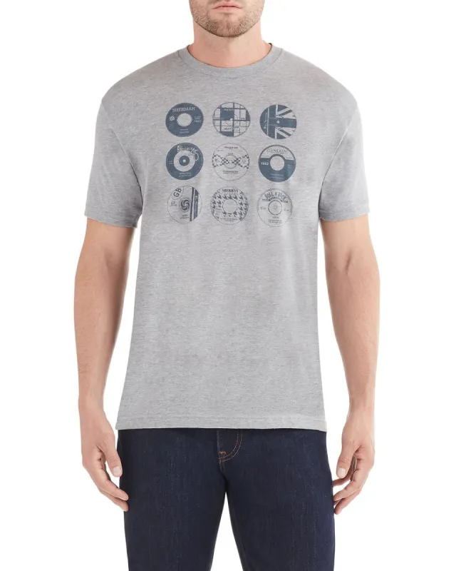 Labels Graphic T-Shirt - Dark Heather Grey sold by Ben Sherman