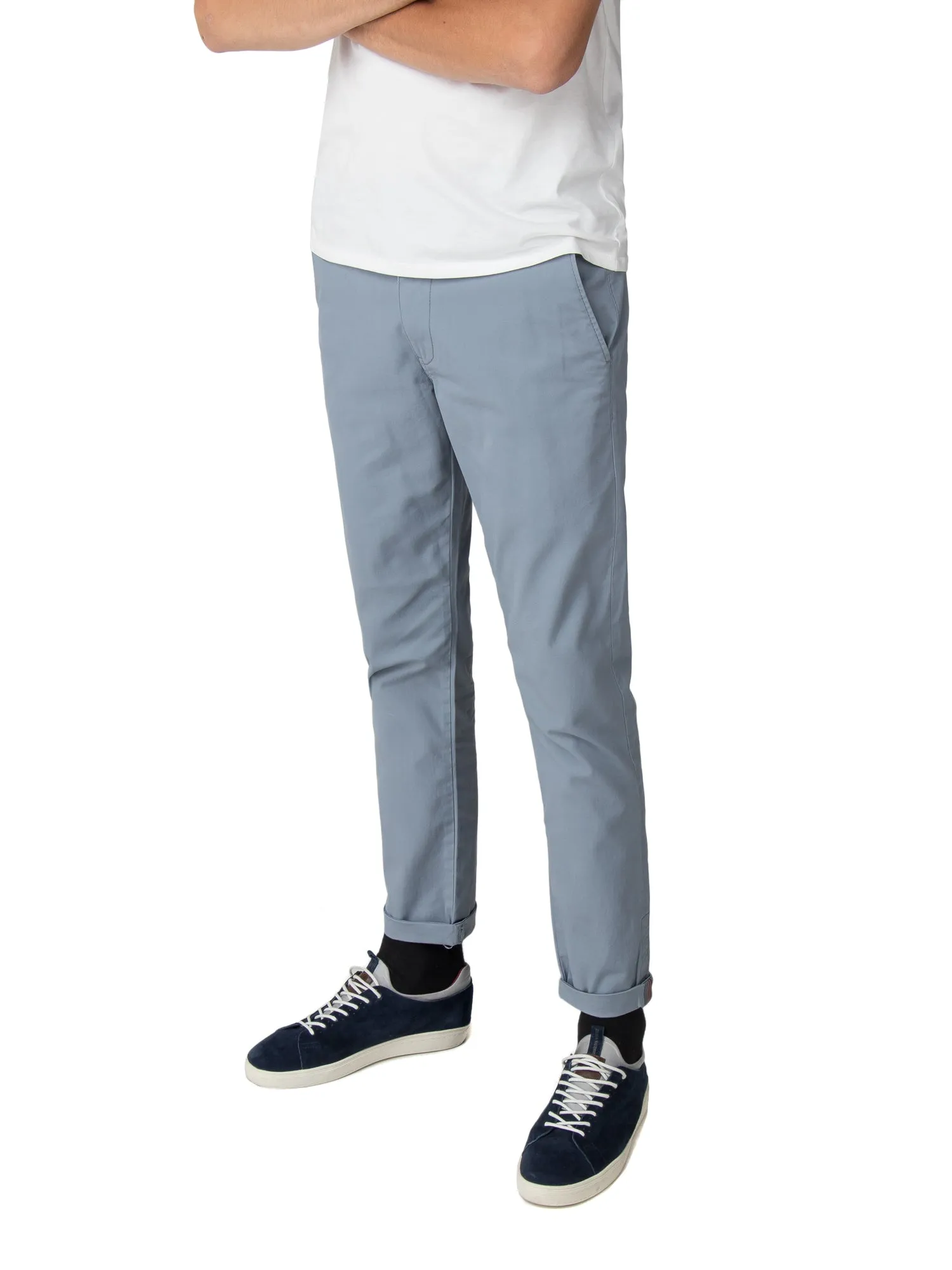 Slim Stretch Chino Pant - Washed Blue sold by Ben Sherman product image thumbnail 3