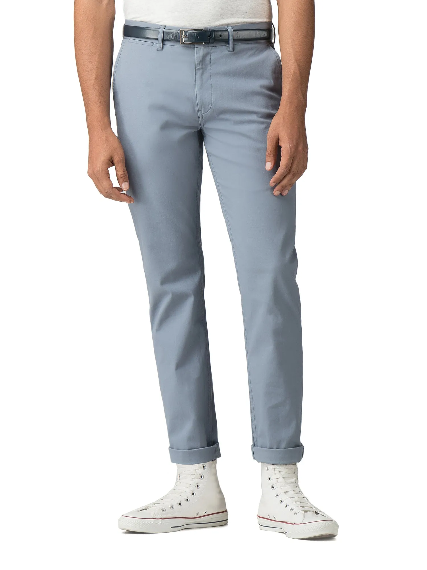 Slim Stretch Chino Pant - Washed Blue sold by Ben Sherman