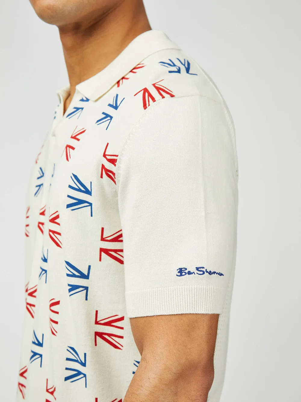 Team GB Geo Polo - Ivory sold by Ben Sherman product image thumbnail 5