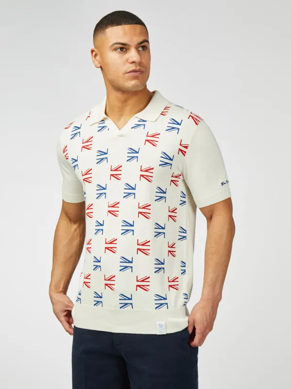 Team GB Geo Polo - Ivory sold by Ben Sherman