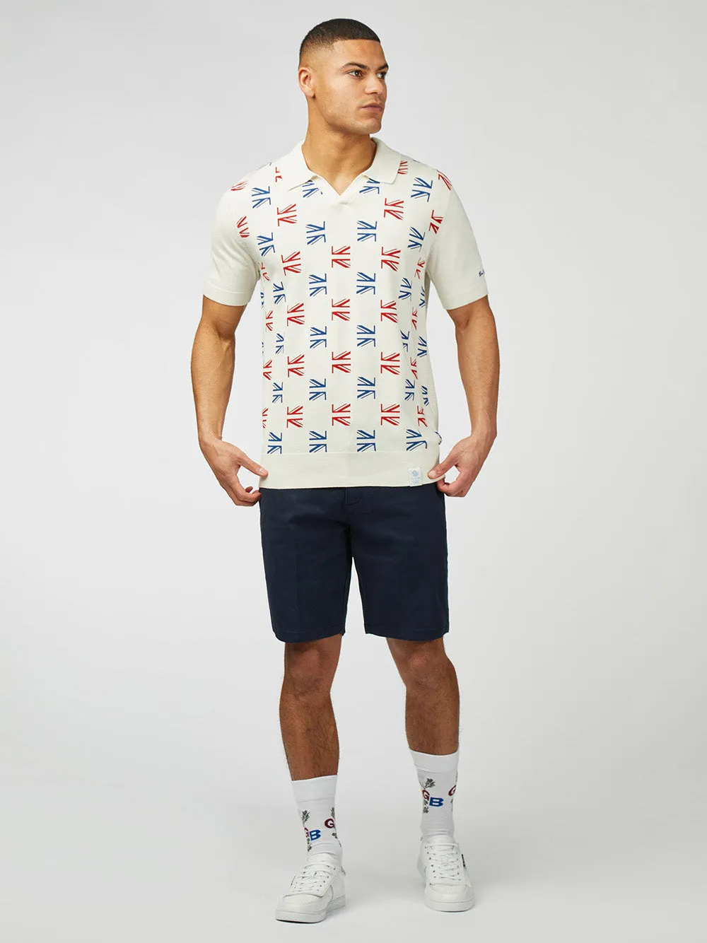 Team GB Geo Polo - Ivory sold by Ben Sherman product image thumbnail 2