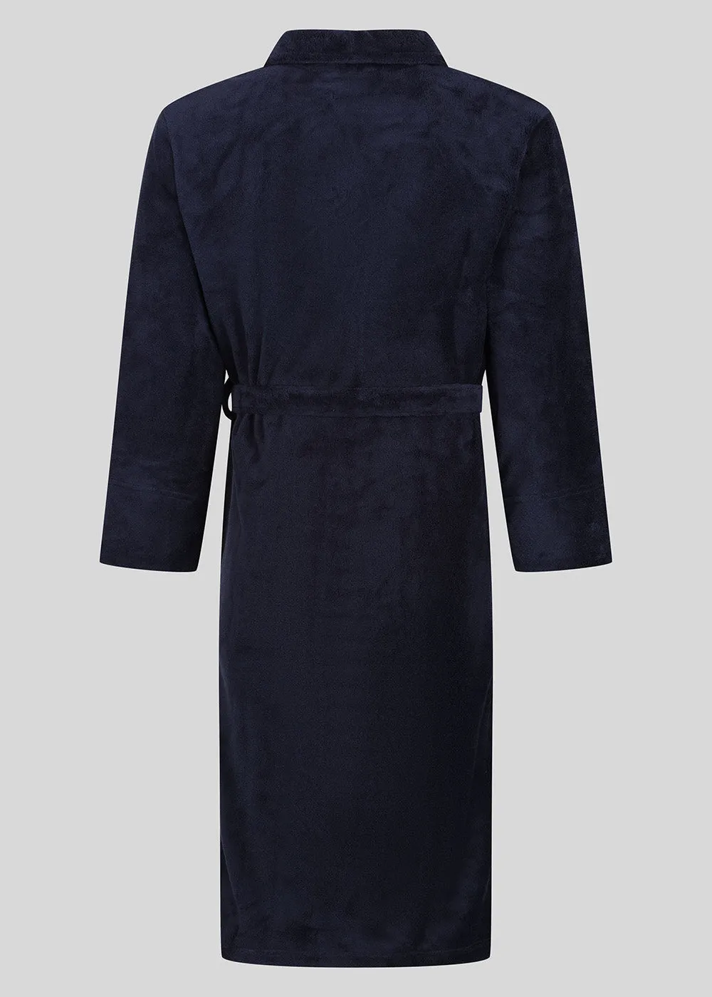 Randol Fleece Knit Robe - Navy sold by Ben Sherman product image thumbnail 2
